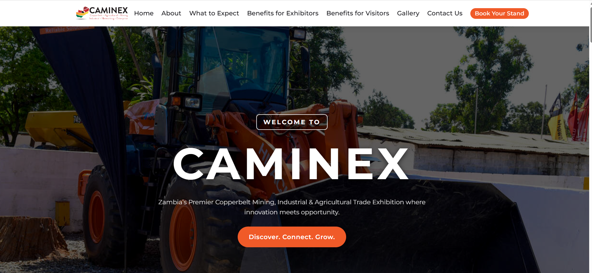 CAMINEX landing website